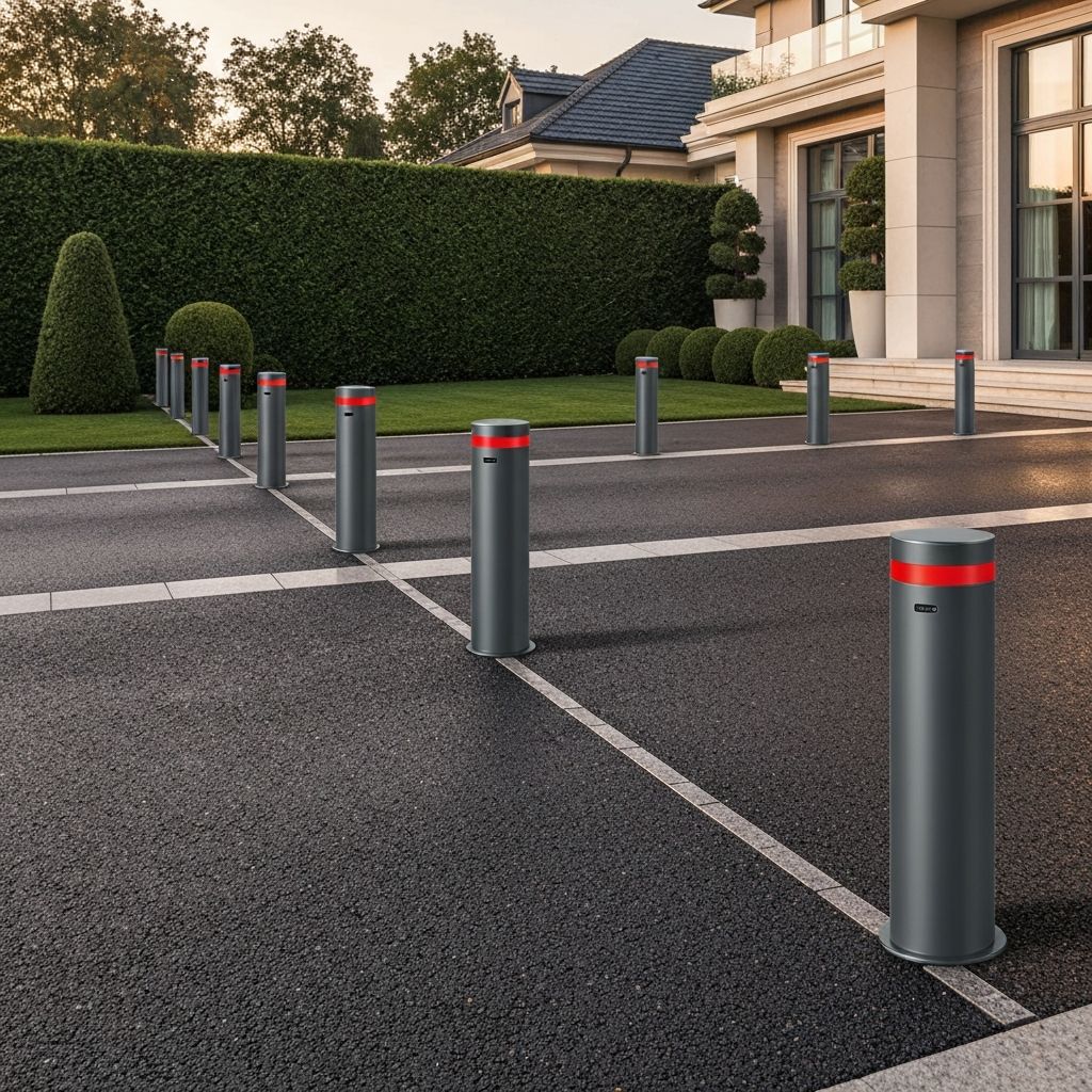 Security bollard installation
